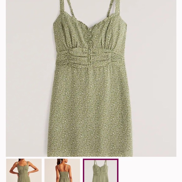 Abercrombie green dress - Picture 3 of 4